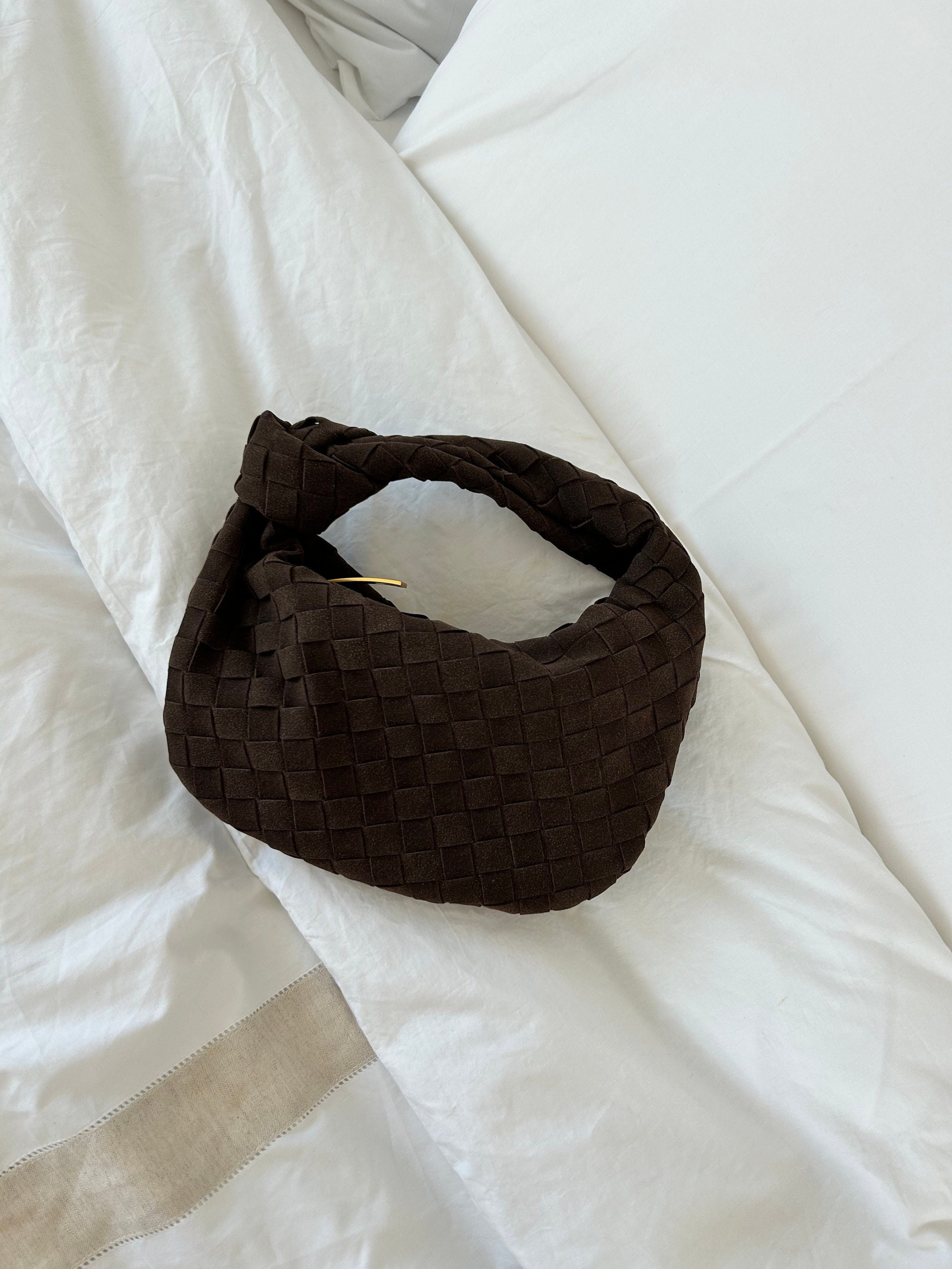 Renee | Borsa Mini in Suede Intrecciato Morbido