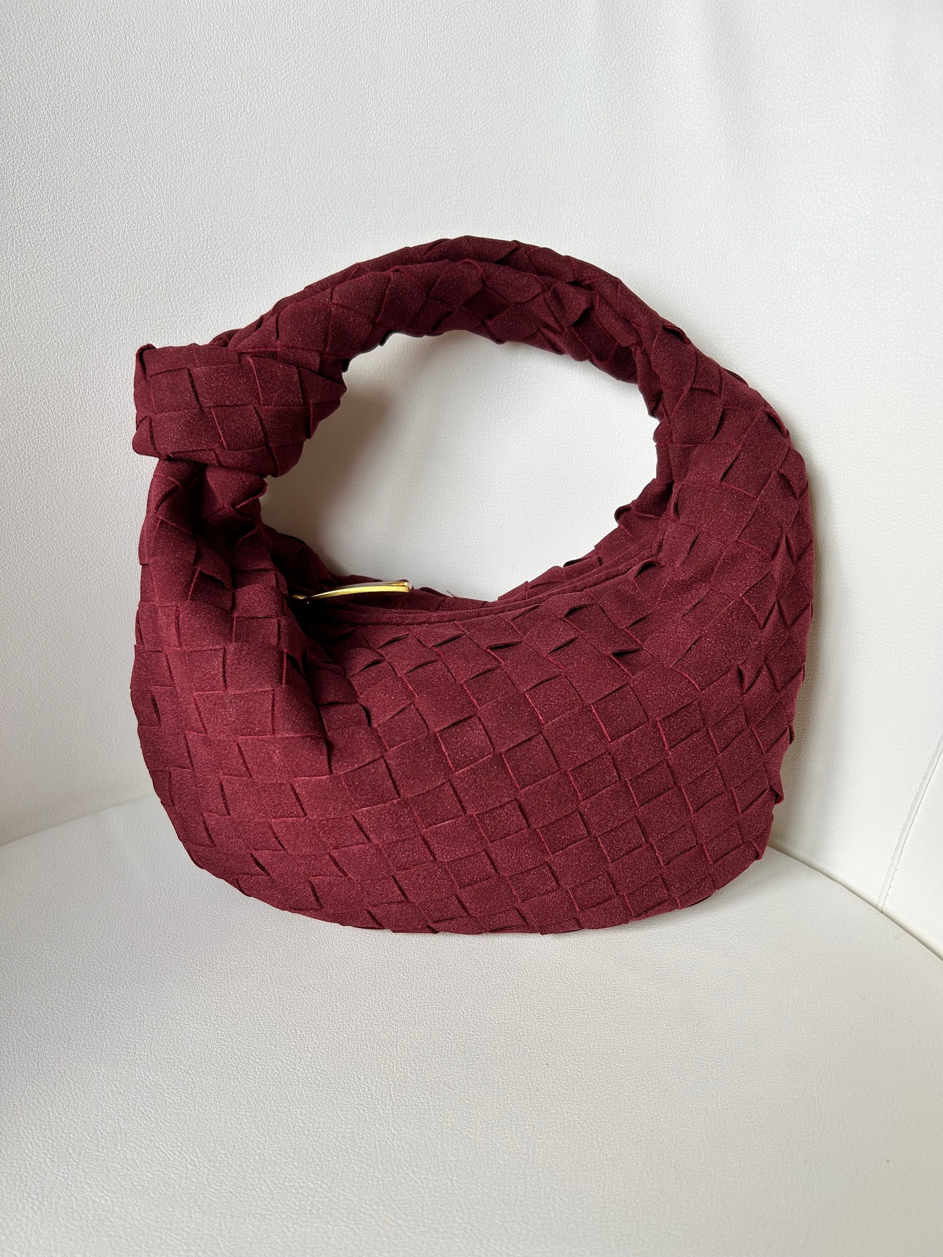 Renee | Borsa Mini in Suede Intrecciato Morbido