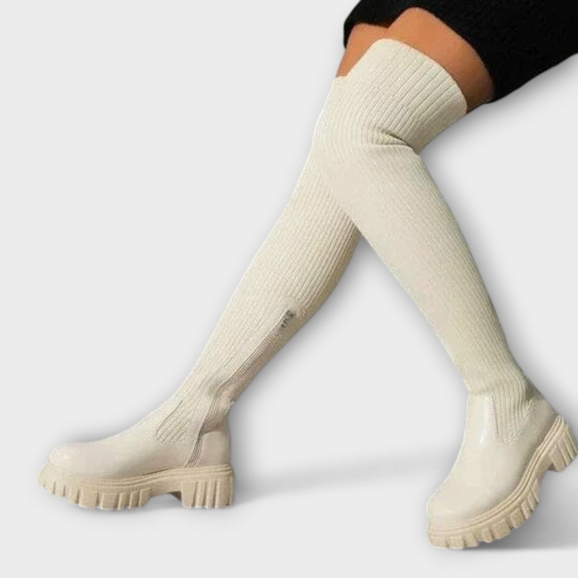 Lureva – Stivali Overknee con Suola Chunky