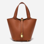 Glaiza | Borsa a Secchiello Gold-Lock Elegante