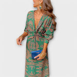 Oriana - Elegante vestito con maniche lunghe