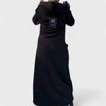 Mana - Felpa con cappuccio e zip lunga in tessuto leggero e traspirante