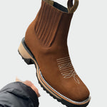 Stivali da cowboy in pelle