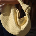 Giselle | Borsa a Spalla Media Intrecciata con Nodo