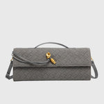 Cherry | Clutch in Suede Intrecciato di Lusso