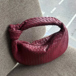 Giselle | Borsa a Spalla Media Intrecciata con Nodo