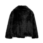 FIORA - Giacca Puffer con Effetto Pelliccia