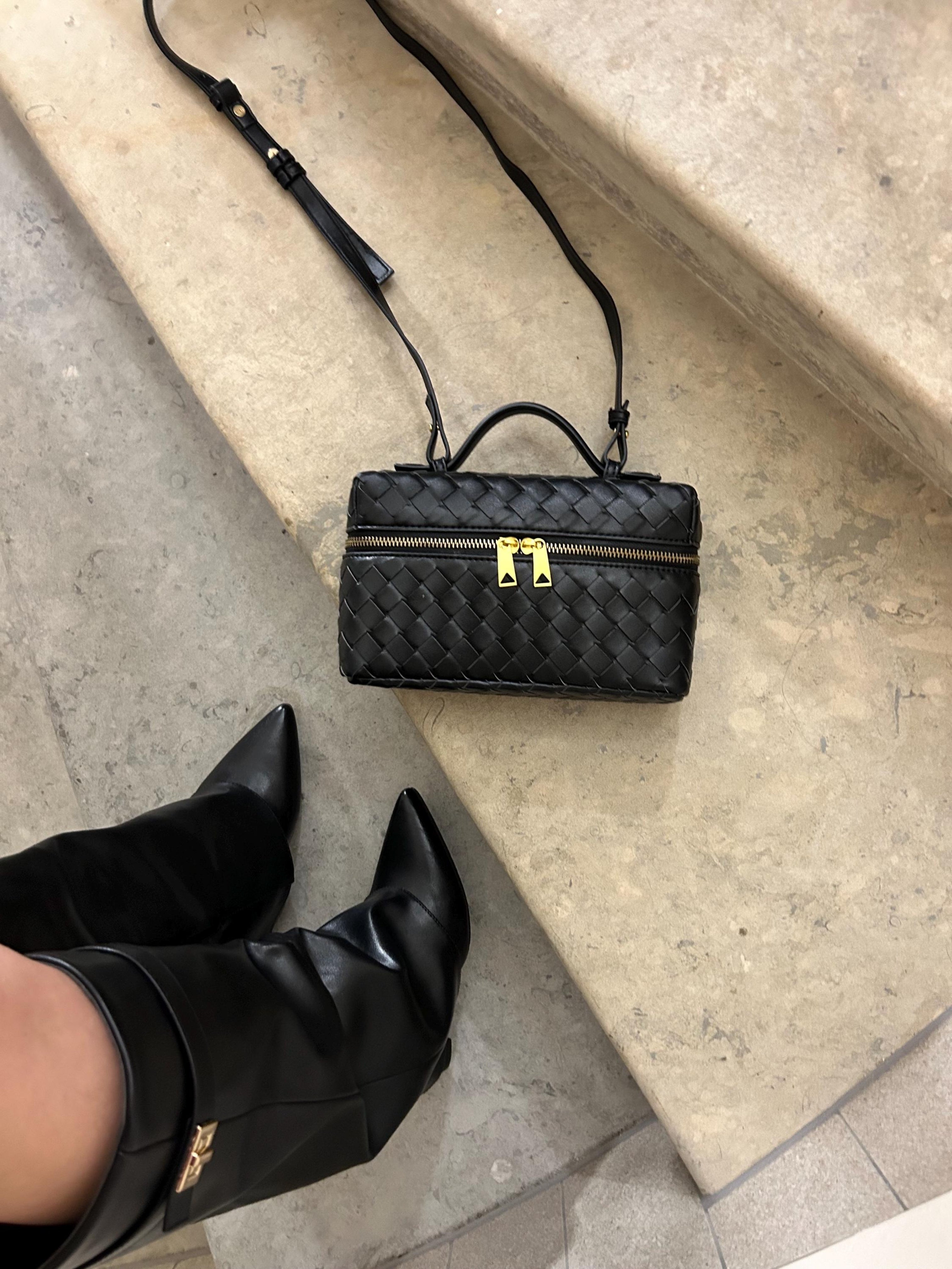 Juliette | Borsa Woven Strutturata Lucida