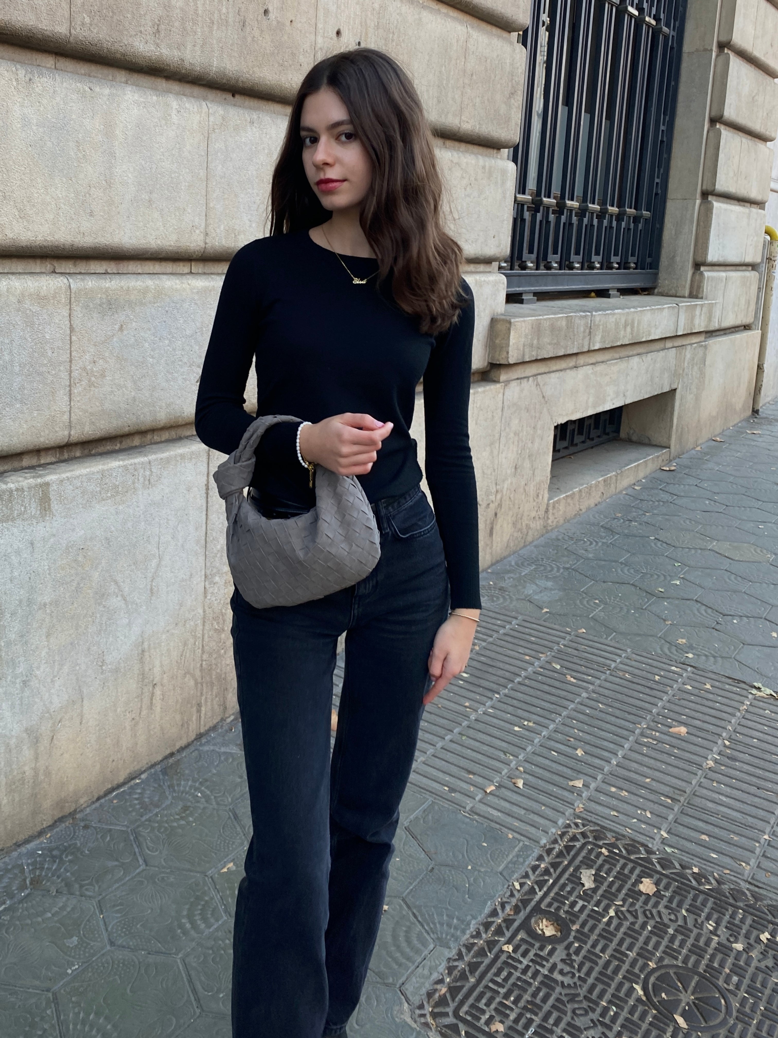 Renee | Borsa Mini in Suede Intrecciato Morbido