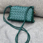 Janna | Borsa a tracolla compatta intrecciata per ogni giorno