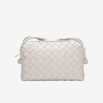 Janna | Borsa a tracolla compatta intrecciata per ogni giorno