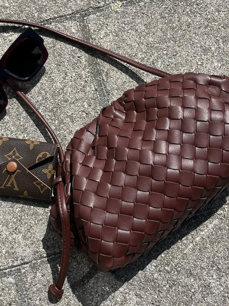 Heleina | Borsa a tracolla intrecciata elegante