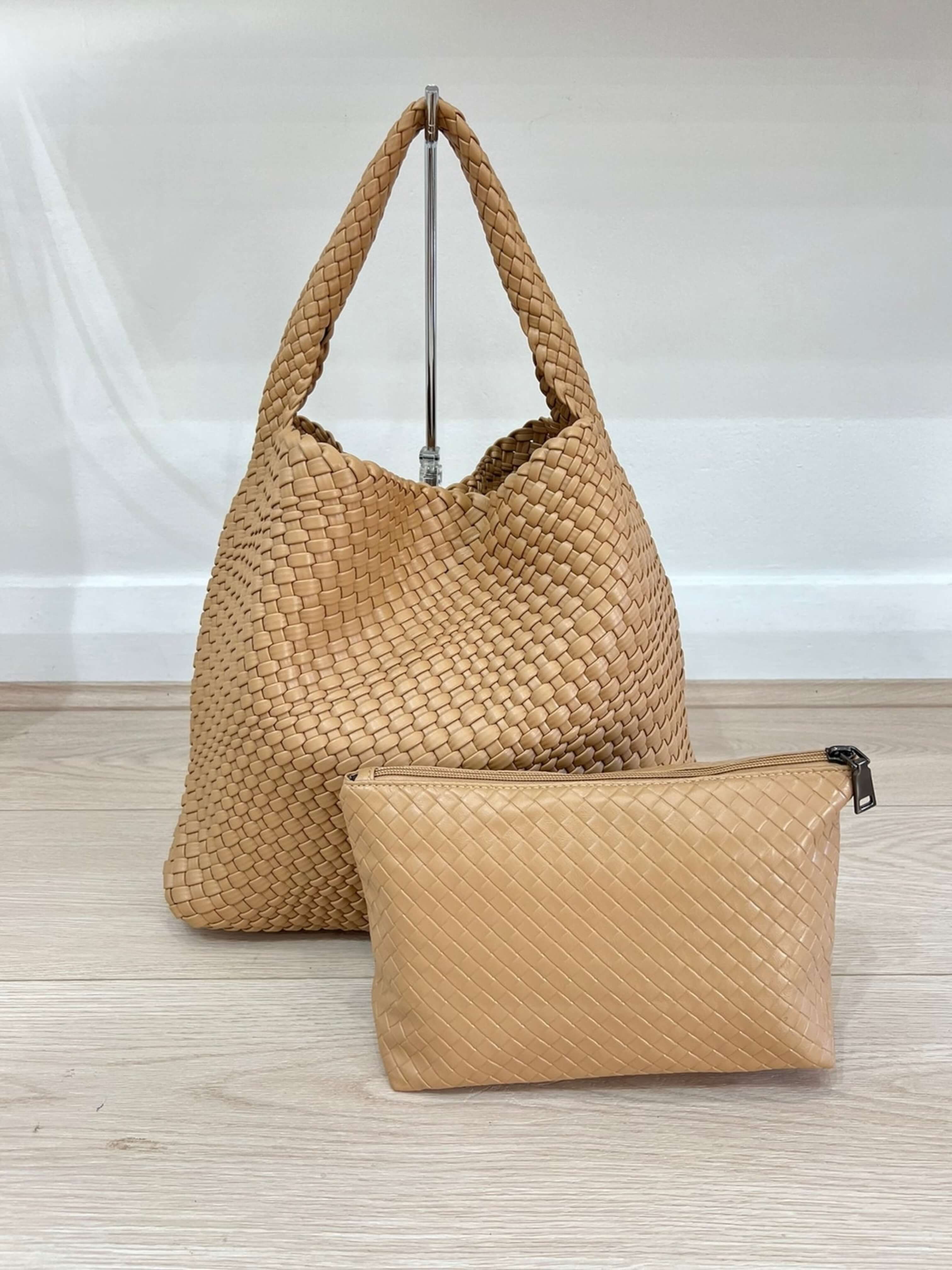 Luna | Borsa Hobo Woven Oversized Chic