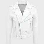 Austin - Giacca in Pelle Biker Classica