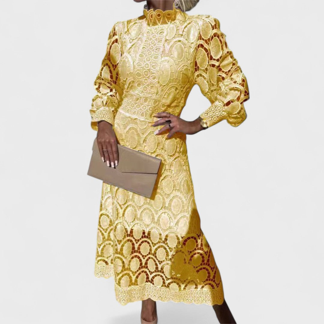 Élise - Abito in pizzo brillante e femminile