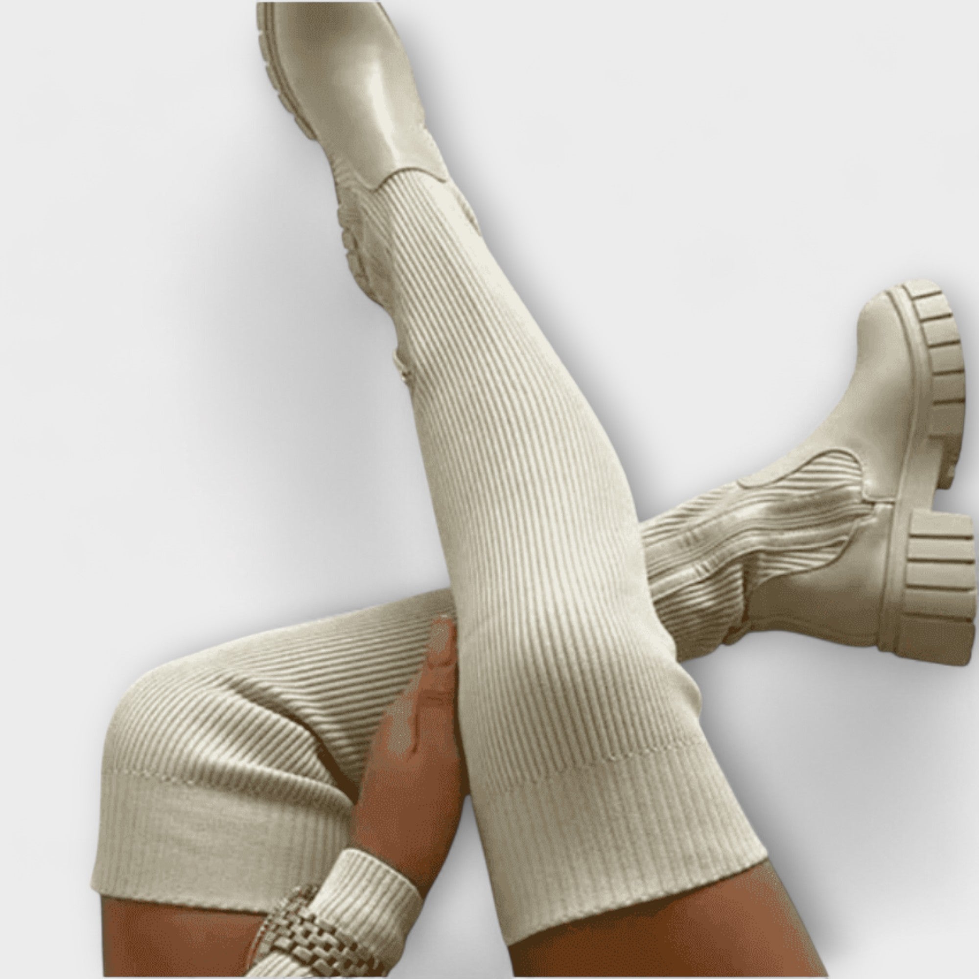 Lureva – Stivali Overknee con Suola Chunky