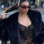 Cappotto in Pelliccia Sintetica Jenna