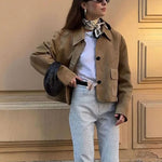 Giacca in Faux Suede Marissa