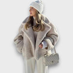 Elvianne – Giacca con ampio colletto