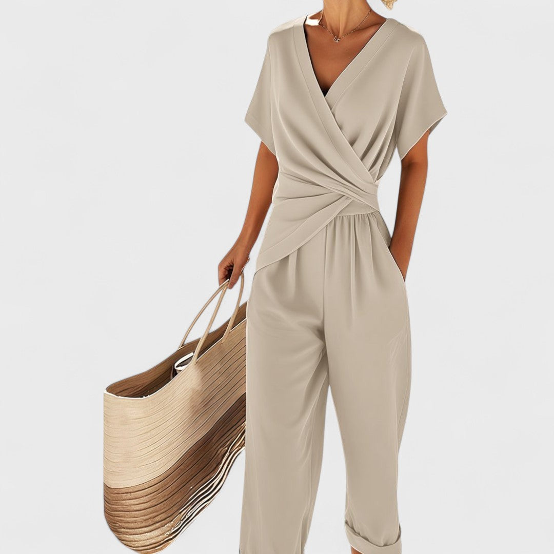 Celira - Tuta estiva con look a portafoglio