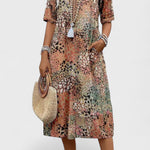 Colette - Abito midi vibrante