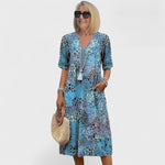 Colette - Abito midi vibrante