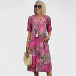 Colette - Abito midi vibrante