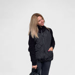 Nora - Giacca in maglia patchwork da donna