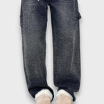 Nolene – Jeans con finitura scintillante e carattere urbano