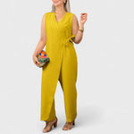 Inès - Elegante tuta con scollo a V