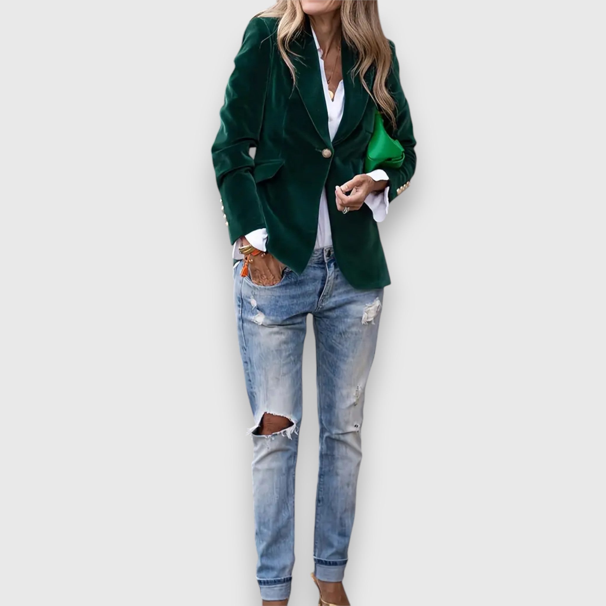 Tavessa Isabel – Blazer Elegante Feminino
