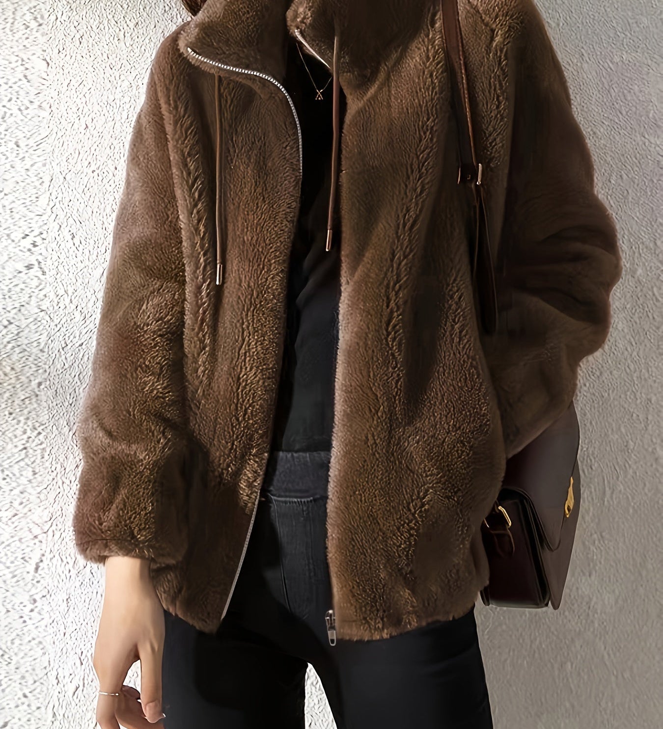 Amara | Chaqueta de borreguito suave y cálida
