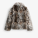 GIACCA IN FINTA PELLICCIA LEOPARDO