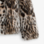 GIACCA IN FINTA PELLICCIA LEOPARDO