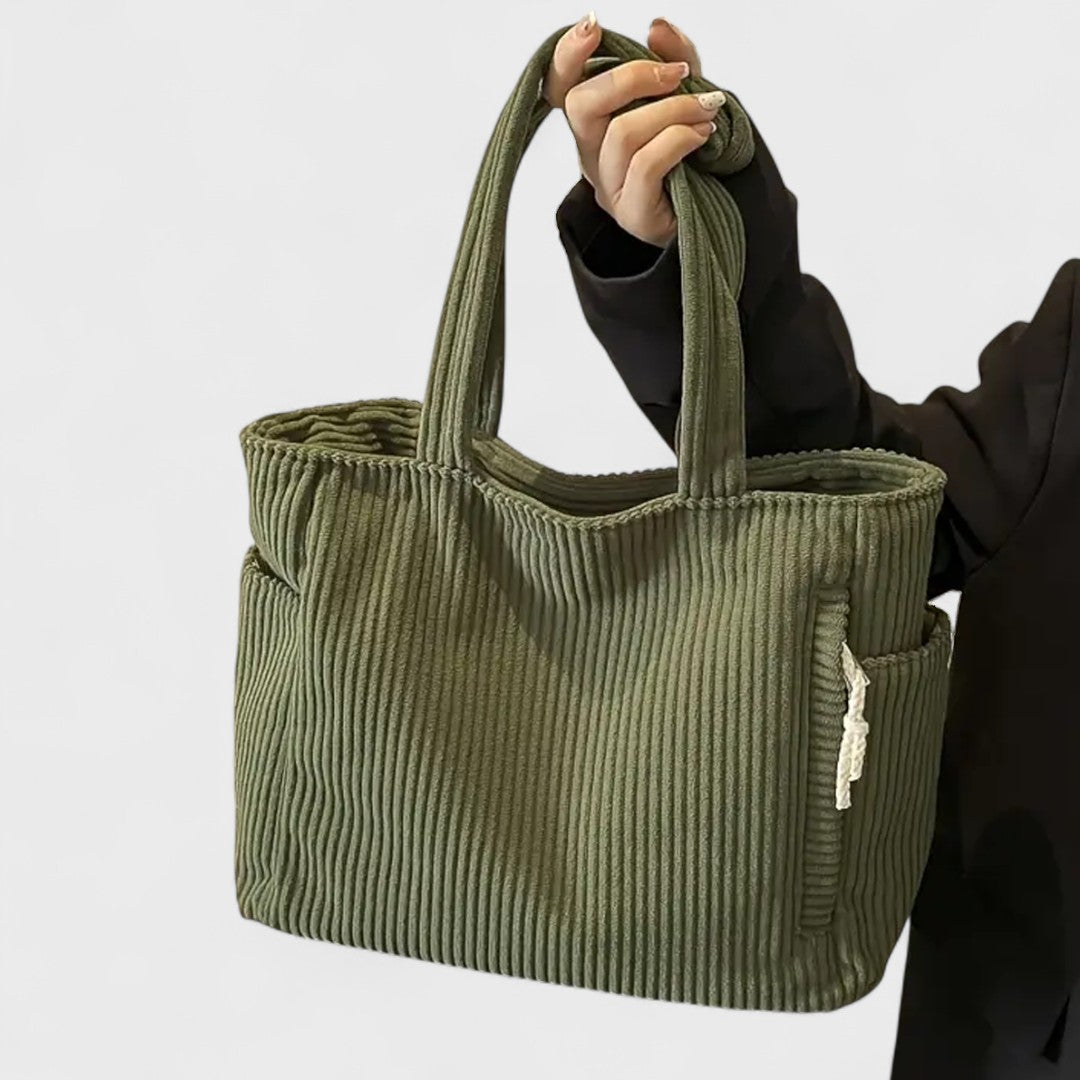 Tilda – Borsa tote a coste con cordoncino