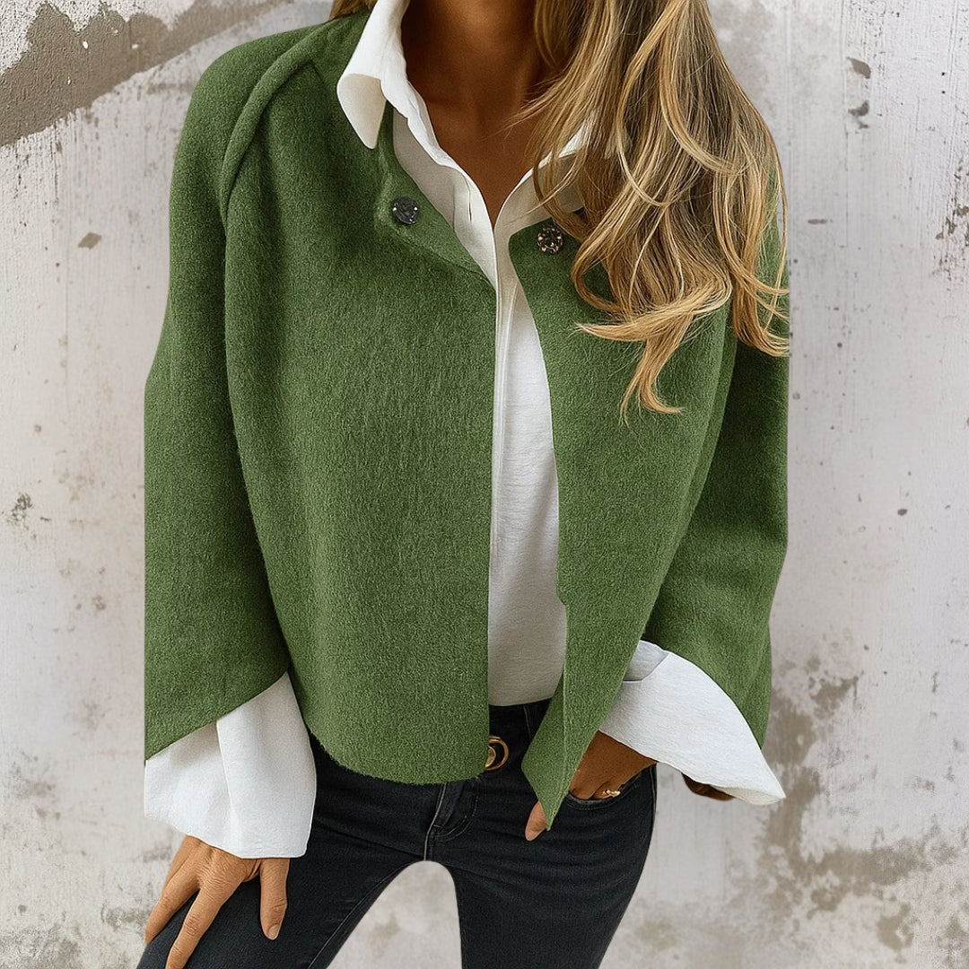 Tavessa Teresa – Elegante Casaco Curto Quente