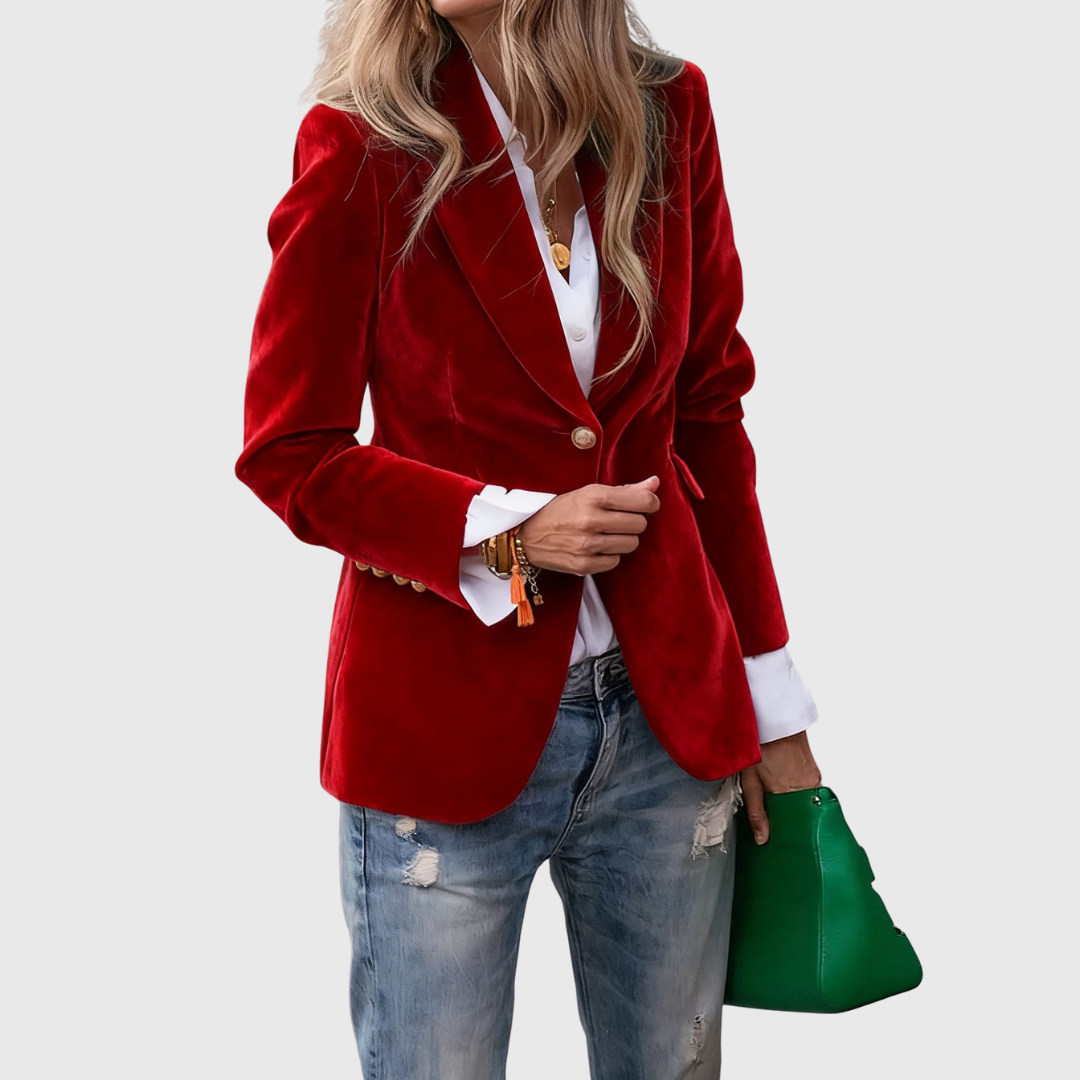 Tavessa Isabel – Blazer Elegante Feminino
