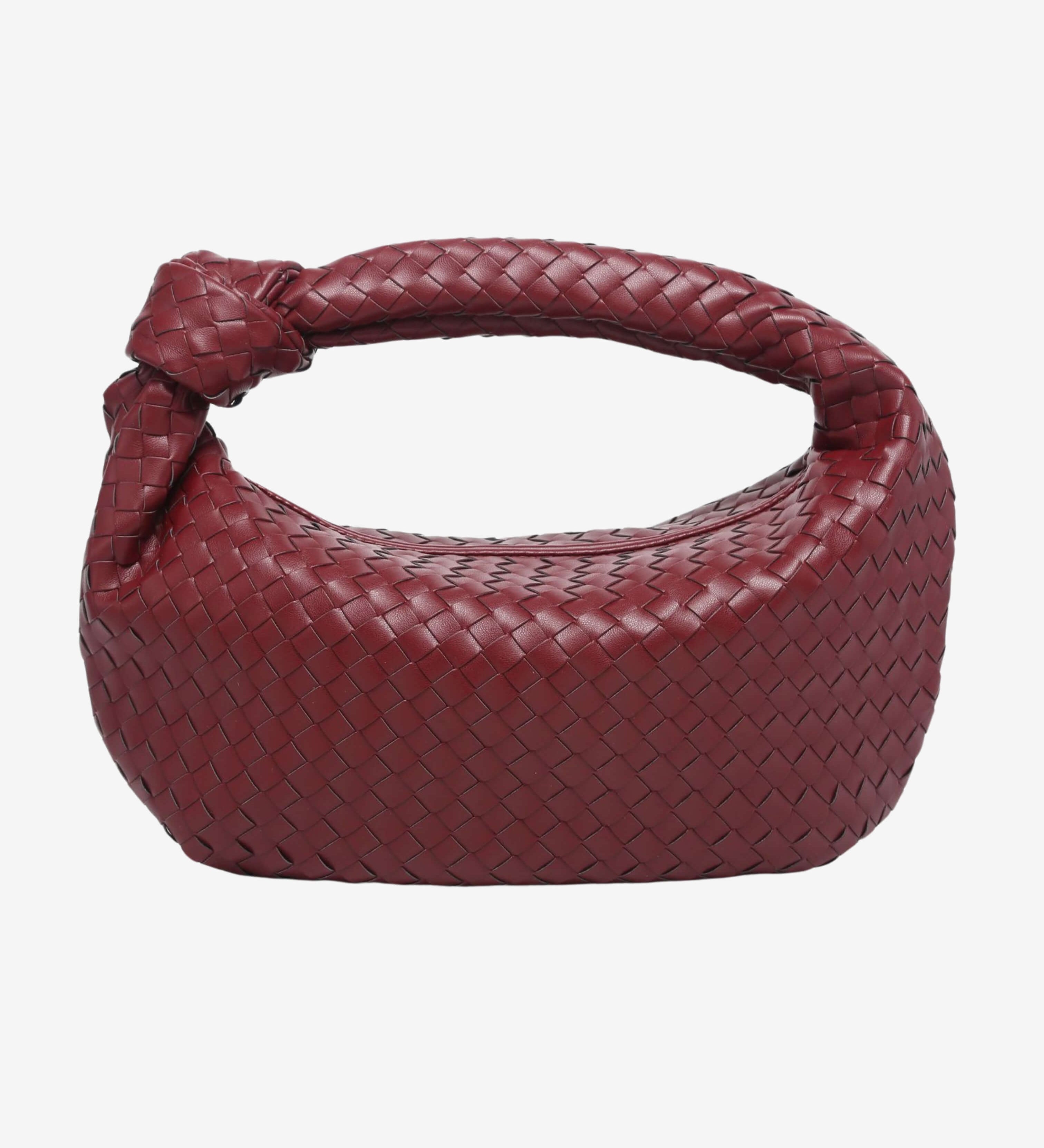 Giselle | Borsa a Spalla Media Intrecciata con Nodo