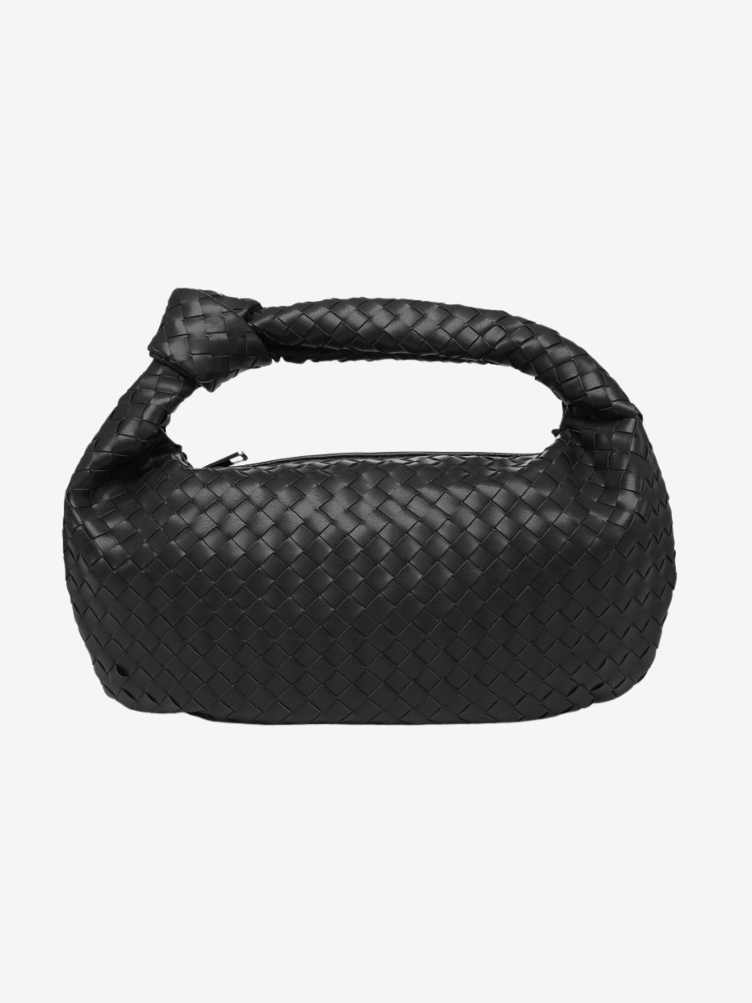 Giselle | Borsa a Spalla Media Intrecciata con Nodo