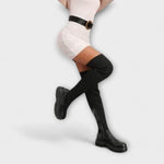 Lureva – Stivali Overknee con Suola Chunky