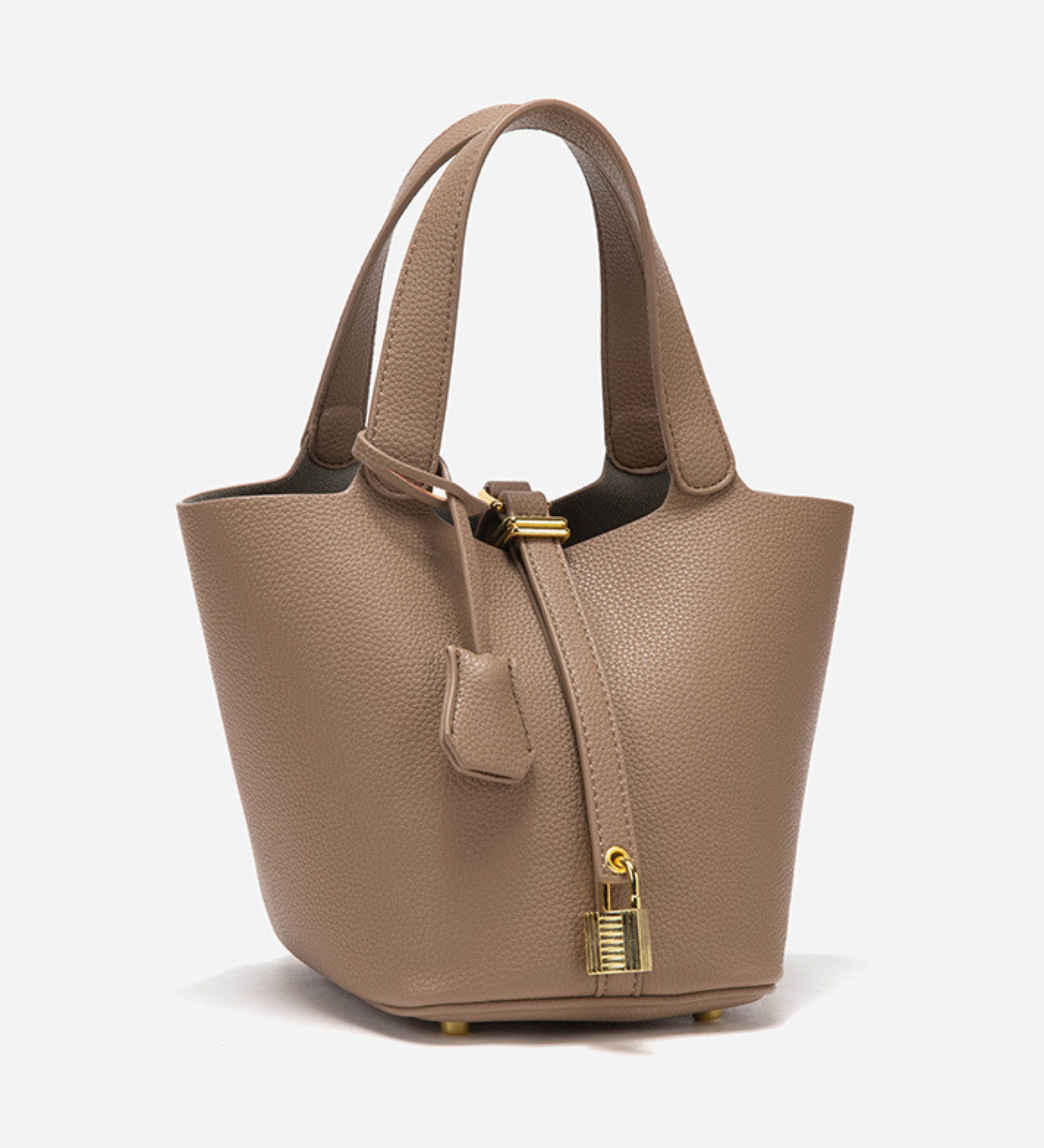 Glaiza | Borsa a Secchiello Gold-Lock Elegante
