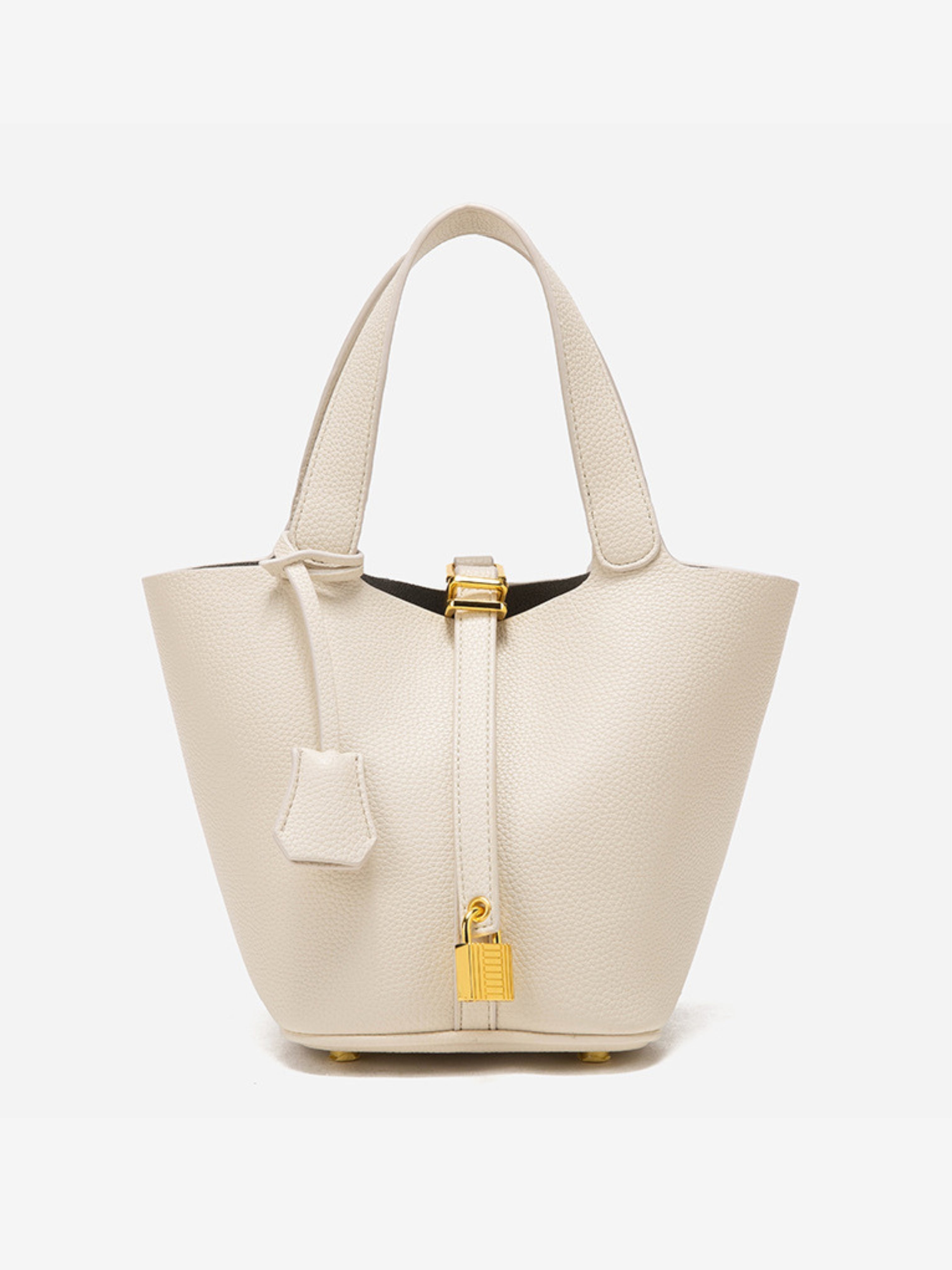 Glaiza | Borsa a Secchiello Gold-Lock Elegante