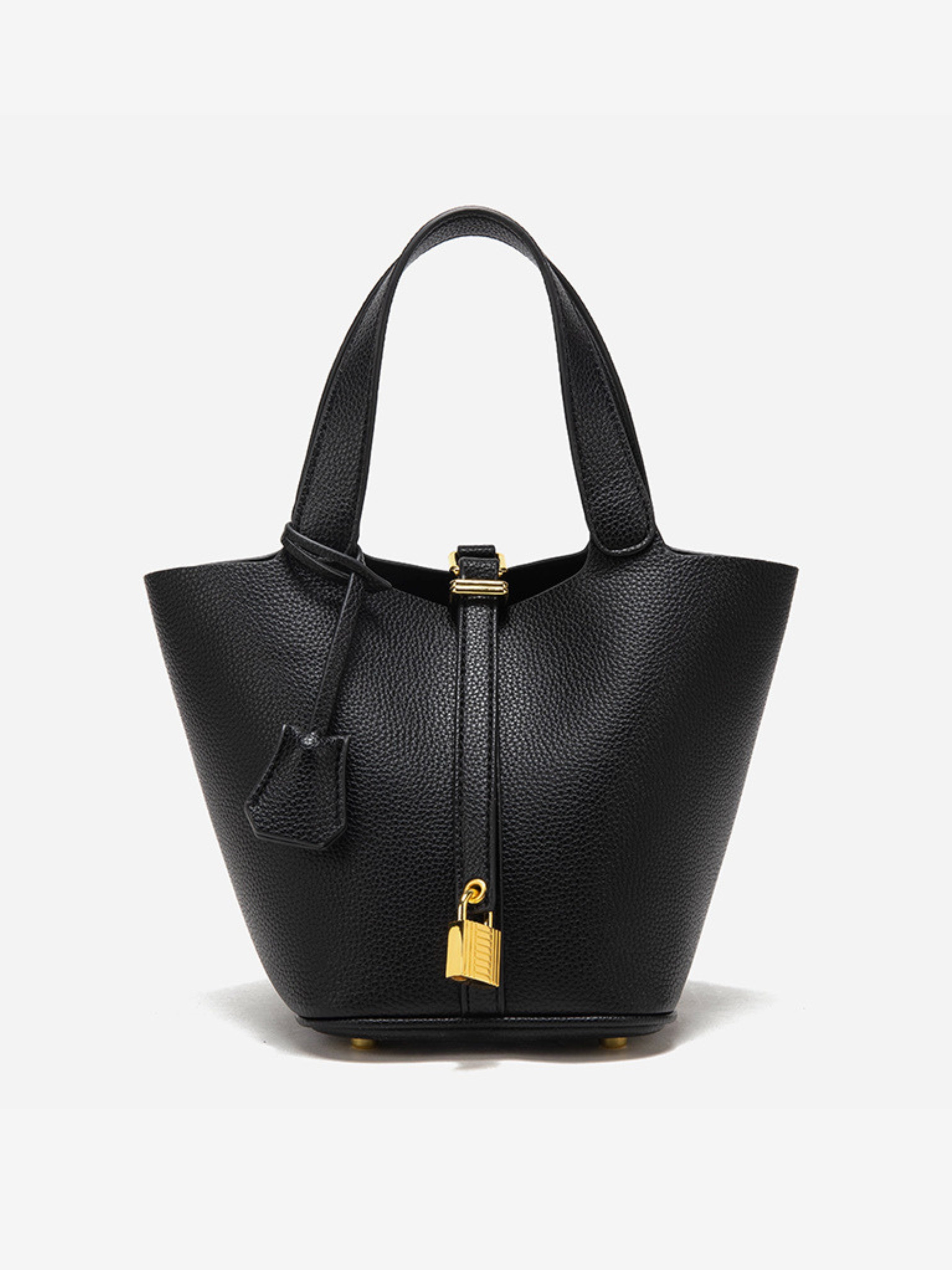Glaiza | Borsa a Secchiello Gold-Lock Elegante