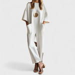 Emmy - Tuta elegante a maniche corte