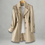 Tavessa Gabriela – Gabardina Clássica de Outono