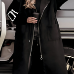 Tavessa Elena – Casaco Elegante de Inverno com Capuz para Mulher