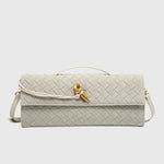 Cherry | Clutch in Suede Intrecciato di Lusso