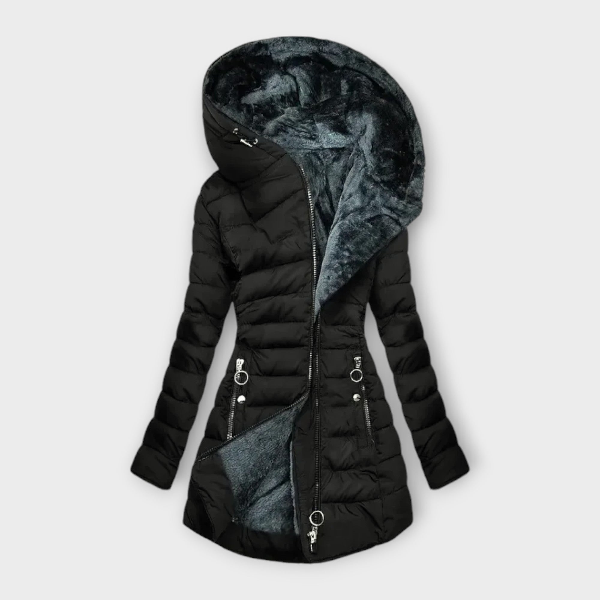 Tavessa Elena – Casaco de Inverno de Luxo Quente