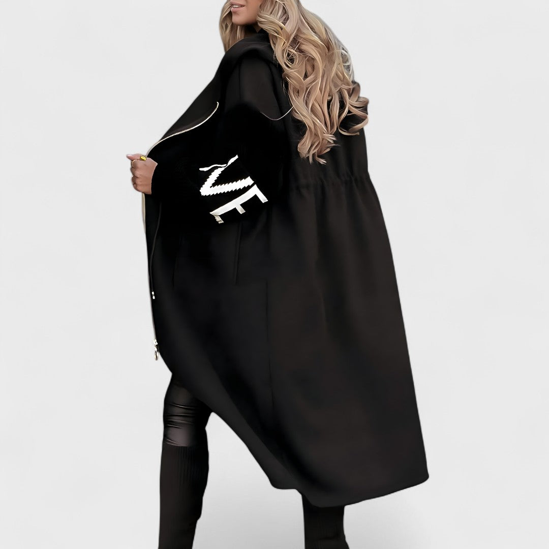 Rosana - Elegante cappotto con cappuccio