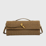 Cherry | Clutch in Suede Intrecciato di Lusso